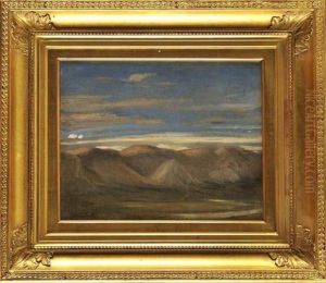 Ciel En Montagne (study) by Nicolas Louis Cabat