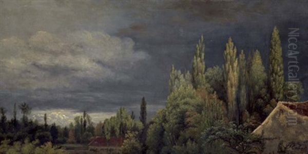 Ferme Dans Un Paysage - view 1