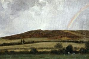 Paysage A L'arc En Ciel