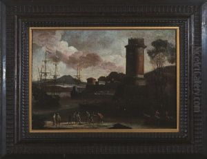 Veduta Portuale Con Torre