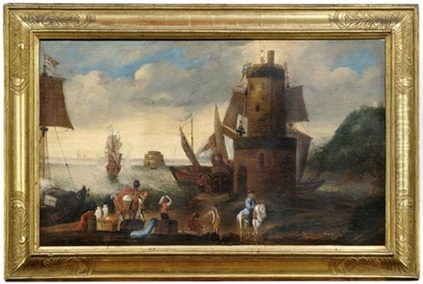 Zwei Hafenansichten (pair) - view 1