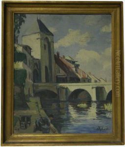 Moret-sur-loing by Archer Robert Altermatt