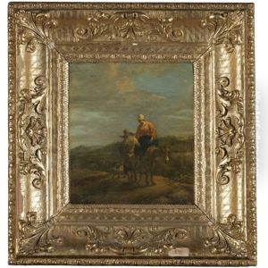Southern Landscape With Peasants And A Mule