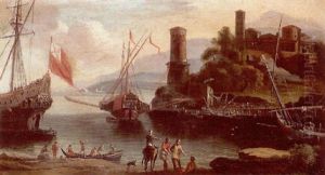 A View Of An Italianate Harbour A View Of An Italianate Harbour