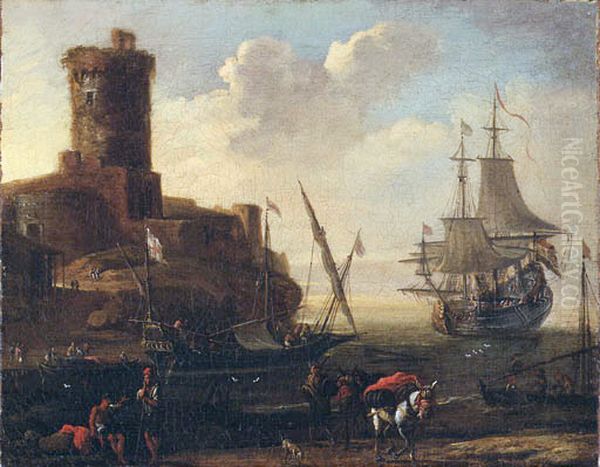 A Mediterranean Port - view 1