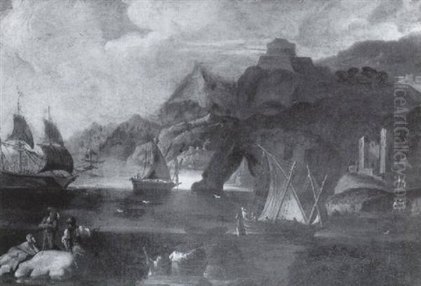 Vue De L'entree D'un Port Mediterraneen - view 1