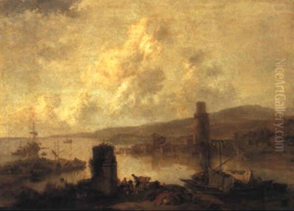 Mediterranean Bay Scene - view 1