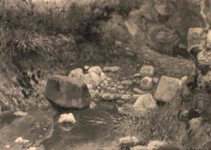 Greto Di Torrente by Vincenzo Cabianca
