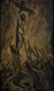 Kreuzigungsszene. by Heinrich Altherr