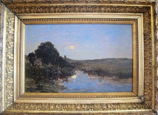 Clair De Lune, Etang Aux Environs De Brive - view 1