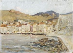 Vue De Collioure by Louis Alexandre Cabie