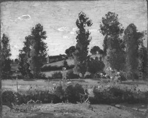 Paysage Aux Peupliers