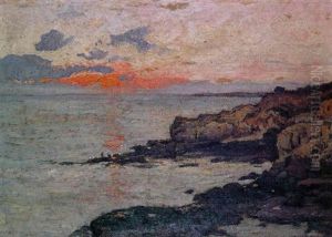 Basse Mer Pres De Royan, Le Soir Basse Mer Pres De Royan, Le Soir