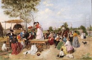 Fiesta En El Campo by Manuel Cabral Aguado Bejarano