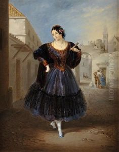 Le Depart Pour Le Bal by Manuel Cabral Aguado Bejarano