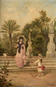 Jugando En El Parque by Manuel Cabral Aguado Bejarano