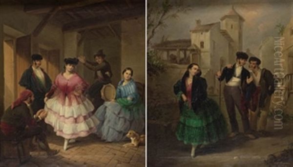 Escenas Populares Andaluzas (pair) - view 1