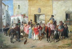 Carnival Day, Seville by Manuel Cabral Aguado Bejarano