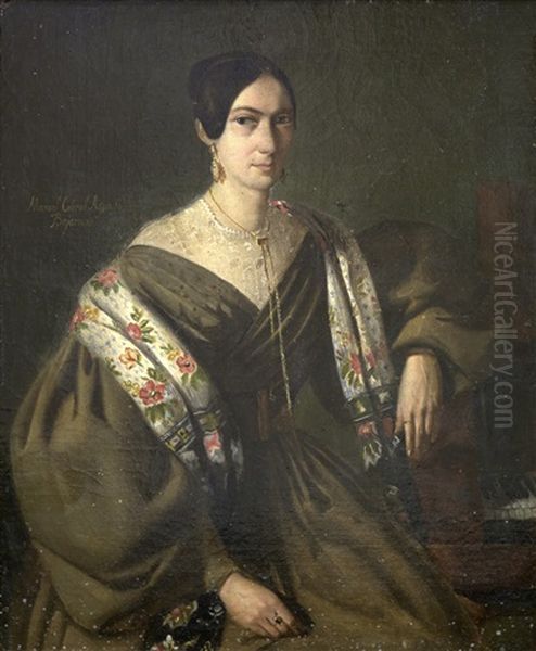 Retrato De Senora Con Manton - view 1