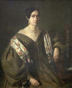 Retrato De Senora Con Manton