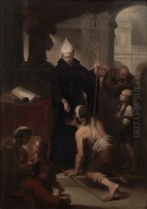 Santo Tomas De Villanueva (after Murillo) by Antonio Cabral Bejarano