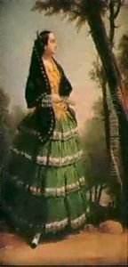 A Spanish Lady With A Fan by Antonio Cabral Bejarano