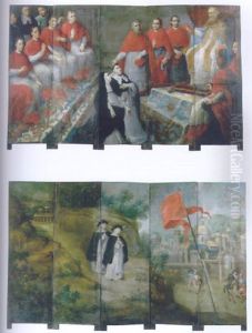 La Presentacion De Santa Catalina De Siena Por Santo Domingo De Guzman Al Papa Clemente Viii