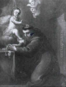 Santo Franciscano Con El Nino