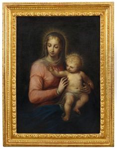 Madonna Con Bambino by Guglielmo Caccia