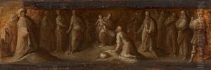 Die Anbetung Der Konige (+ Die Anbetung Der Hirten; Pair) by Guglielmo Caccia