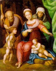 Sacra Famiglia Con San Giovannino E Sant'anna