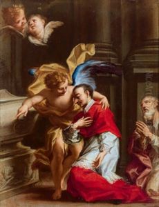 Der Heilige Karl Borromaus by Francesco Caccianiga