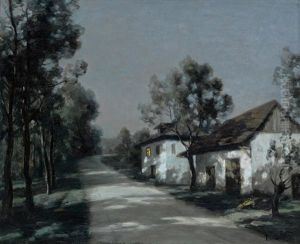 La Route (nuit La Lune) by Francois Charles Cachoud