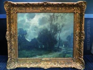 Paysage Sous Les Nuages by Francois Charles Cachoud