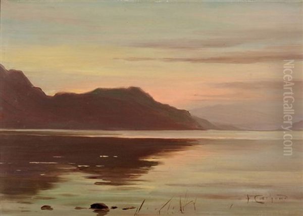Lac Au Crepuscule - view 1