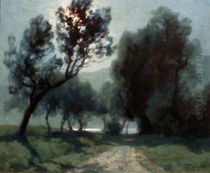 Le Chemin Du Lac Saint Alban De Montbel by Francois Charles Cachoud