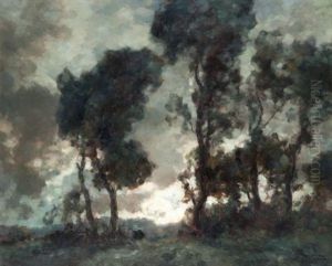 Lever De Lune Apres La Pluie Lever De Lune Apres La Pluie