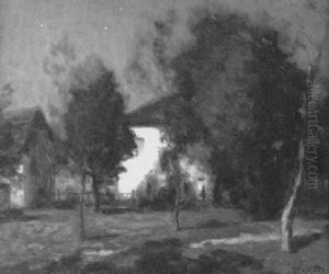 Farm House At Night