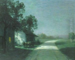 Nuit Bruimeuse Sur La Route De Novalaise Nuit Bruimeuse Sur La Route De Novalaise