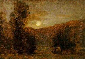 Coucher De Soleil by Francois Charles Cachoud