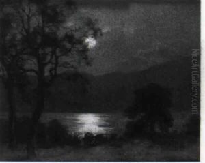 Reflets De Lune-lac D'aiguebelette (savoie) Reflets De Lune-lac D'aiguebelette (savoie)
