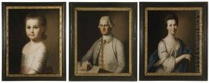 Three Beale Family Portraits by William Caddick