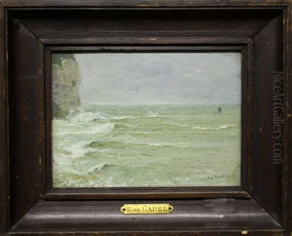 Mer Houleuse Proche De La Falaise - view 1