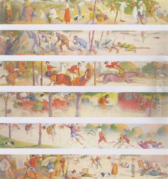 The Bicycle Race - view 1