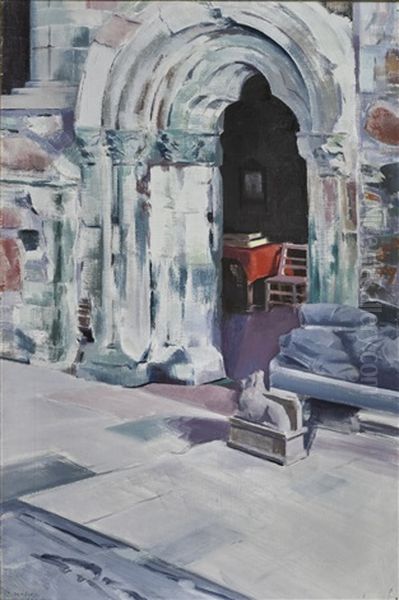 Interior Of Iona Abbey, The Sacristy Door - view 1