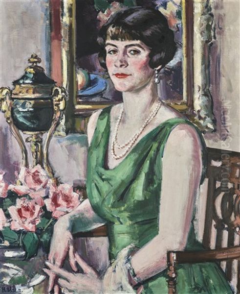 Portrait Of Mrs Ion R. Harrison, Croft House - view 1