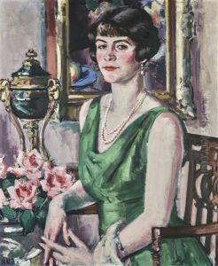 Portrait Of Mrs Ion R. Harrison, Croft House