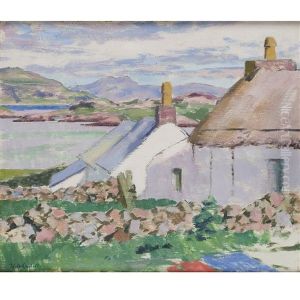Crofts, Iona by Francis Campbell Boileau Cadell