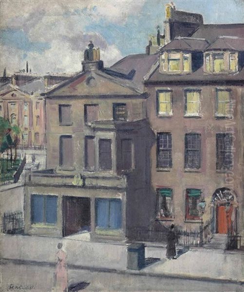 George Street And Charlotte Square From The Artist's Studio - view 1