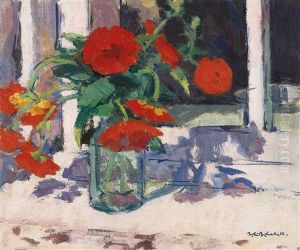Marigolds by Francis Campbell Boileau Cadell